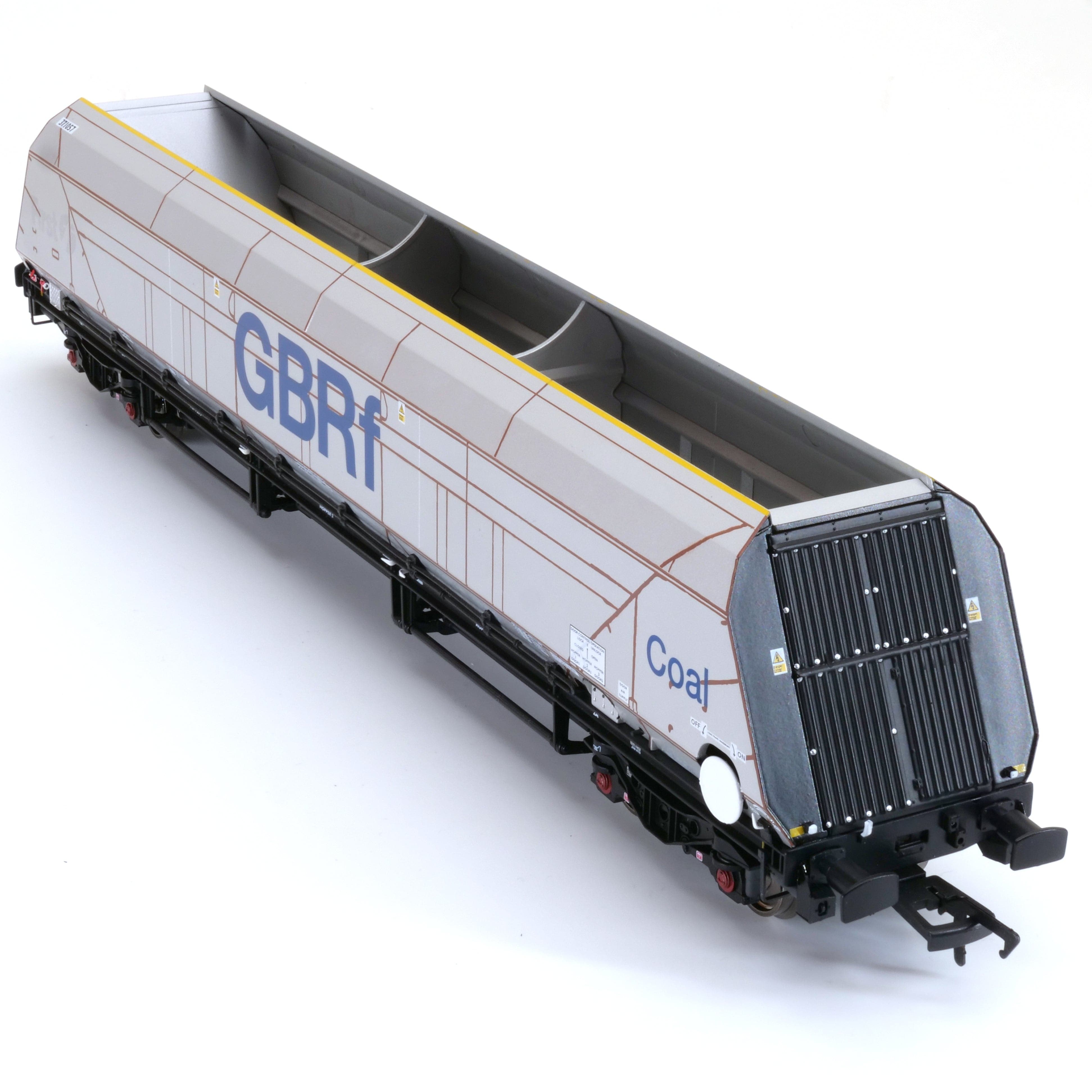 HYA Bogie Hopper Wagon – GBRf Coal Branding – Pack 2