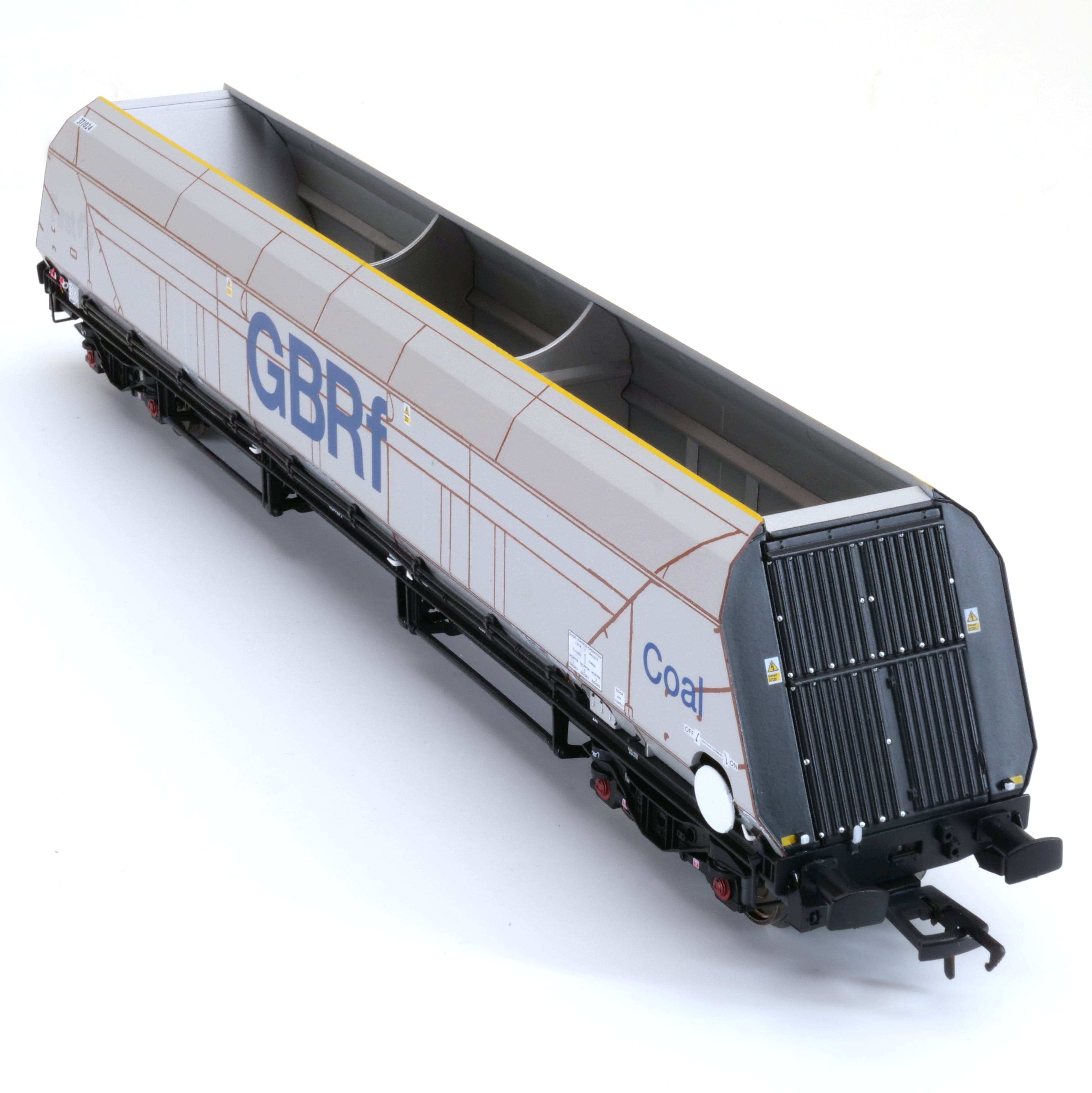 HYA Bogie Hopper Wagon – GBRf Coal Branding – Pack 2