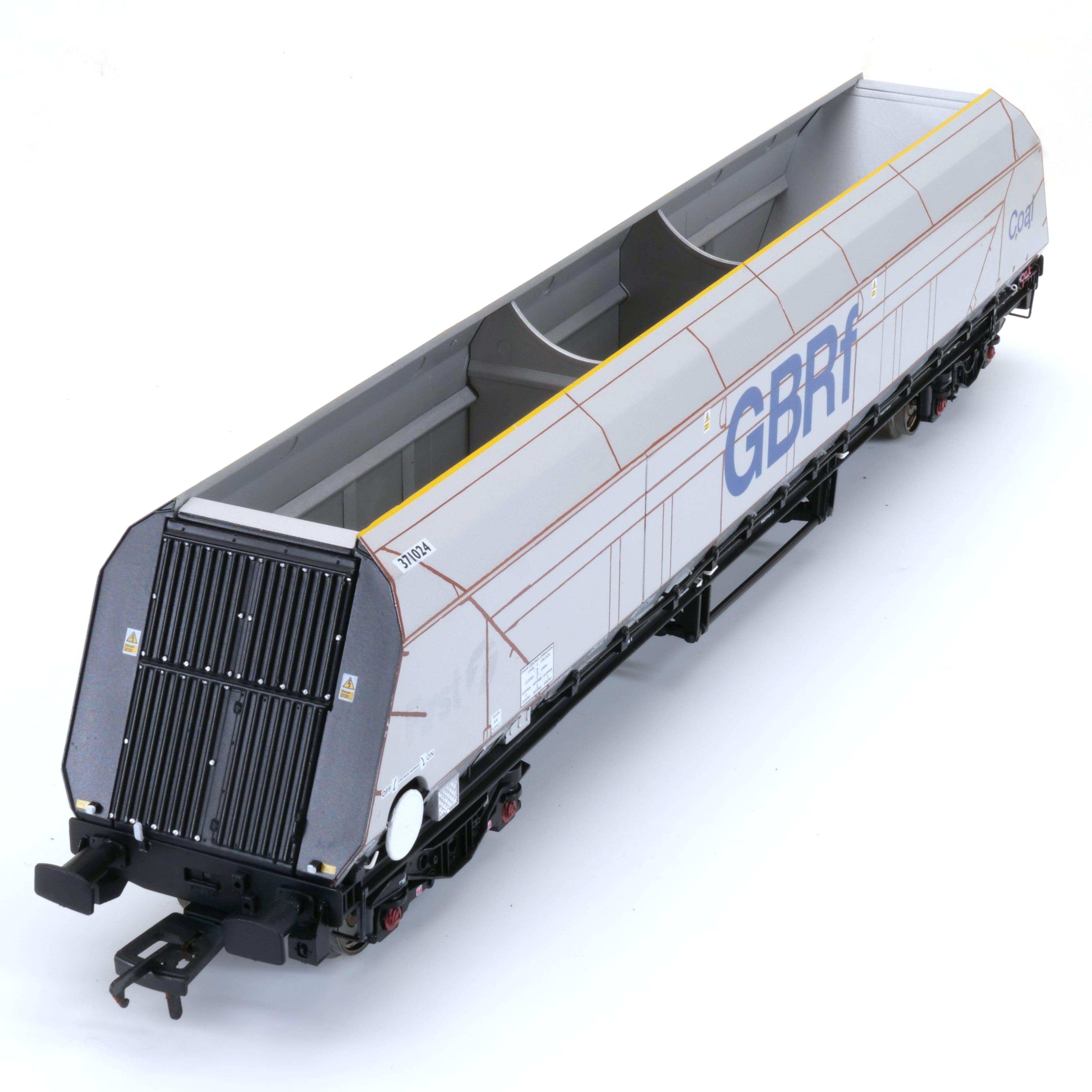 HYA Bogie Hopper Wagon – GBRf Coal Branding – Pack 2