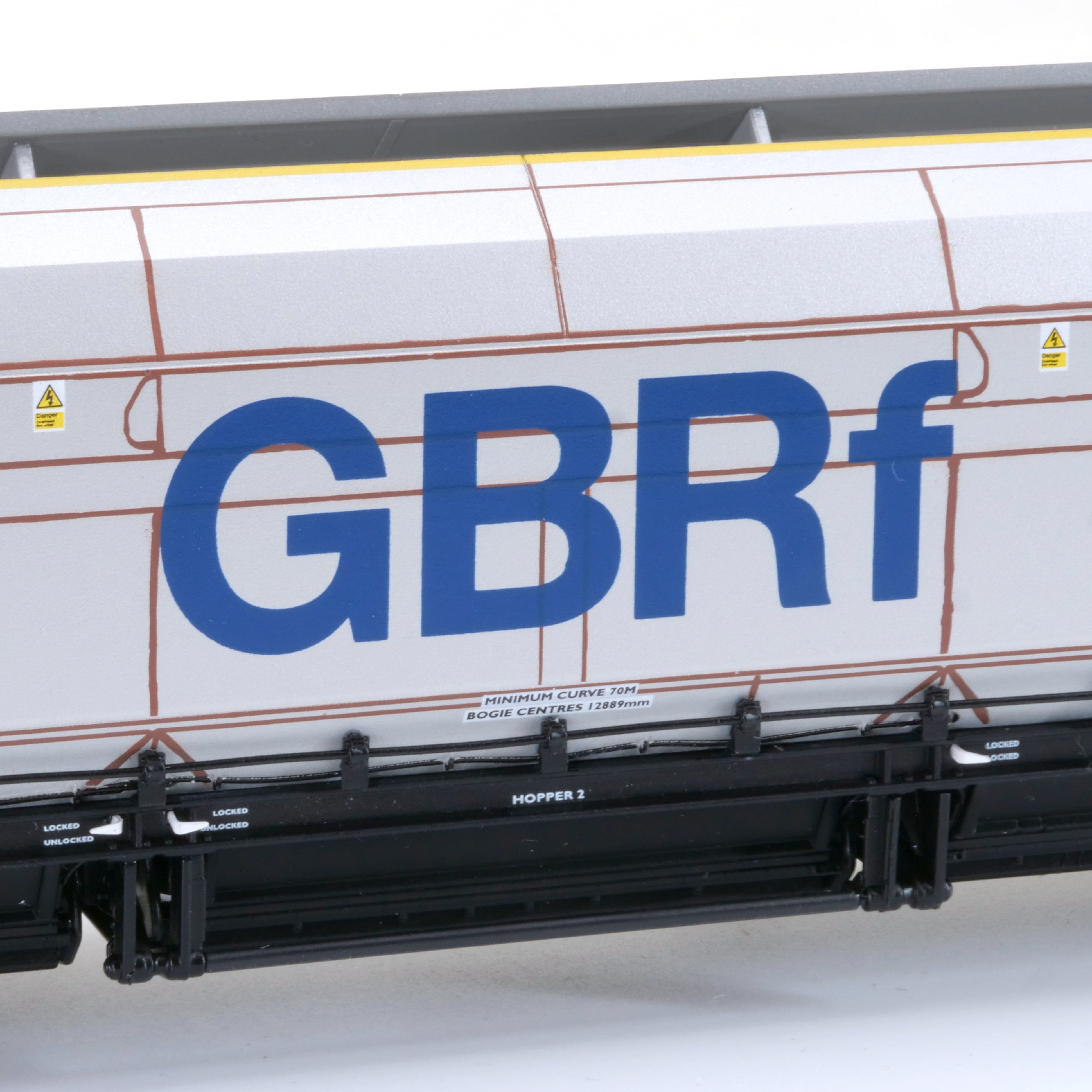 HYA Bogie Hopper Wagon – GBRf Coal Branding – Pack 2