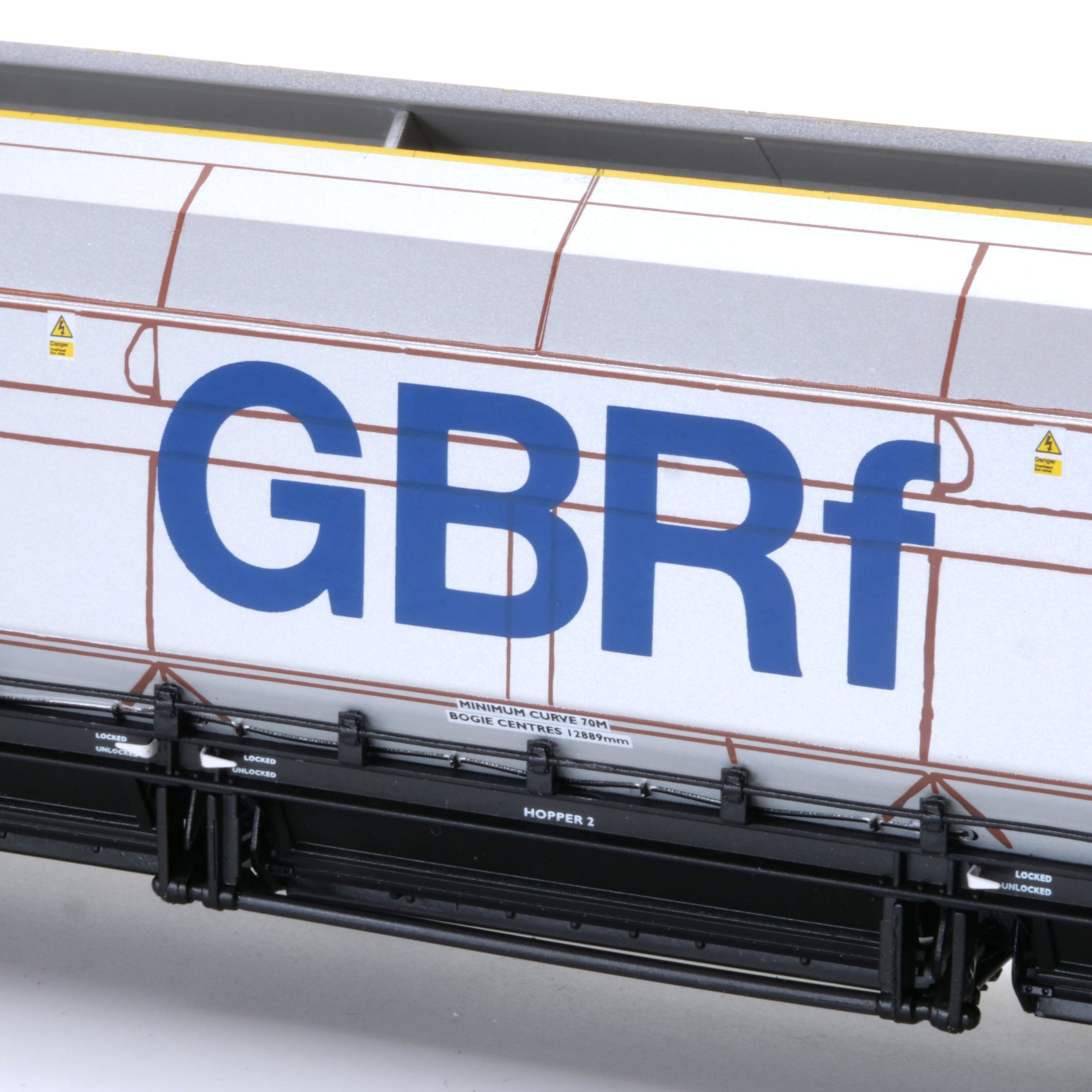 HYA Bogie Hopper Wagon – GBRf Coal Branding – Pack 2