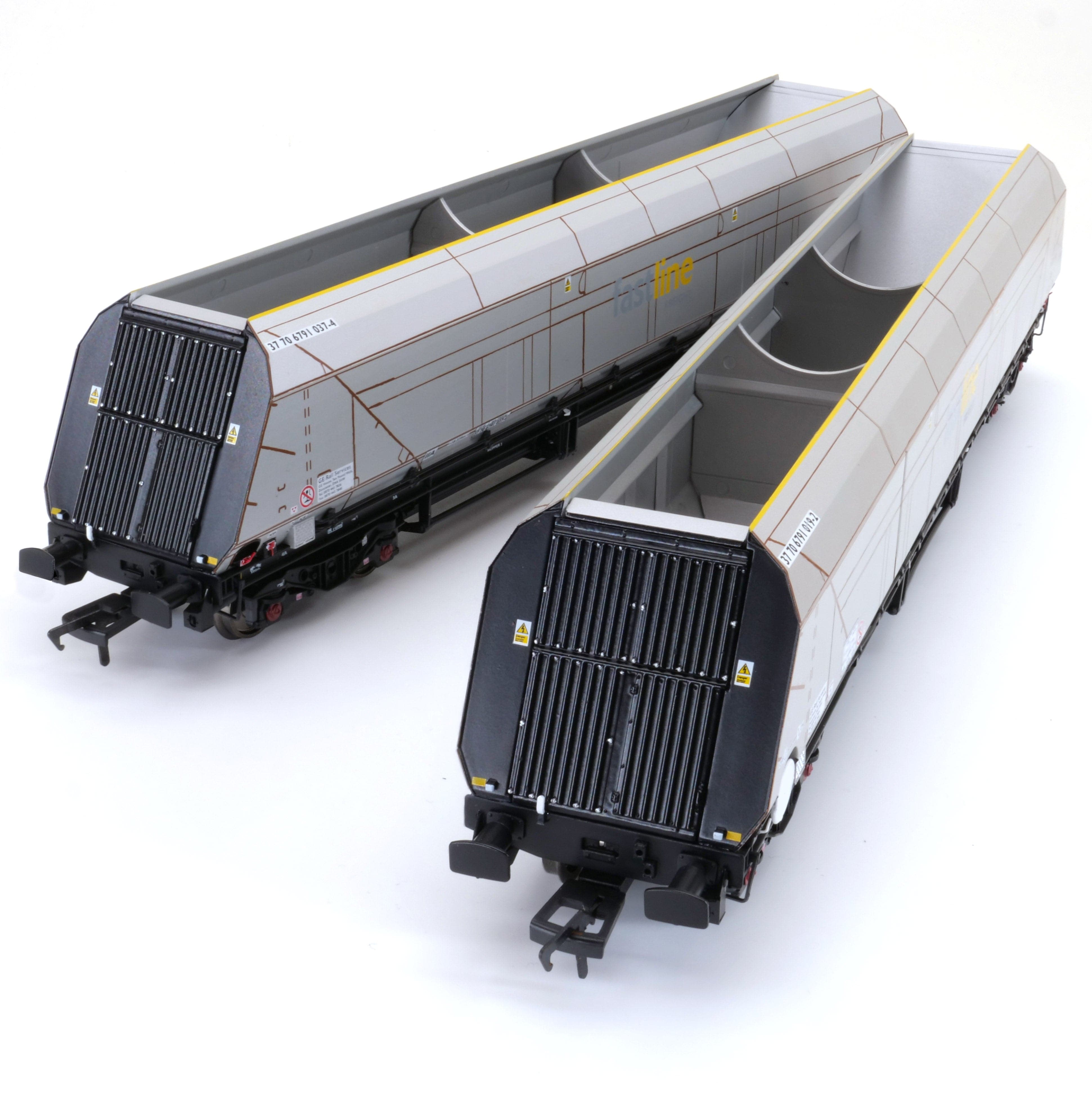 HYA Bogie Hopper Wagon – Fastline Freight/GE – Doppelpack 2