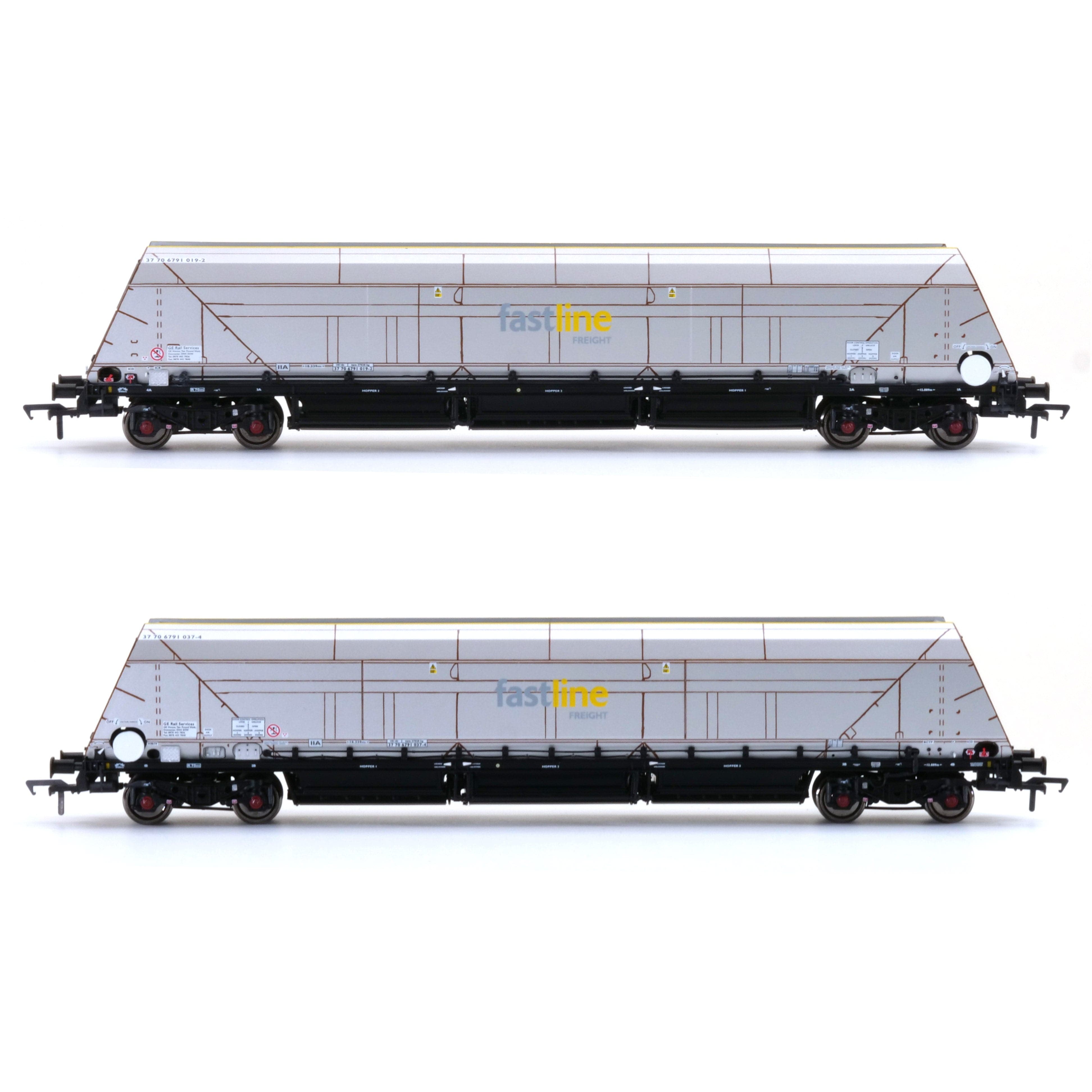 HYA Bogie Hopper Wagon – Fastline Freight/GE – Doppelpack 2