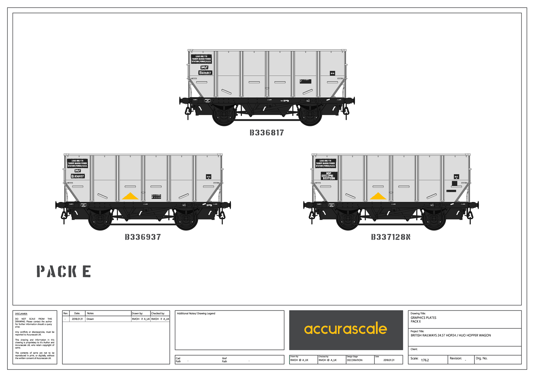 BR 24.5T HOP24/HUO Kohlenbehälter – Grau vor TOPS – Pack E