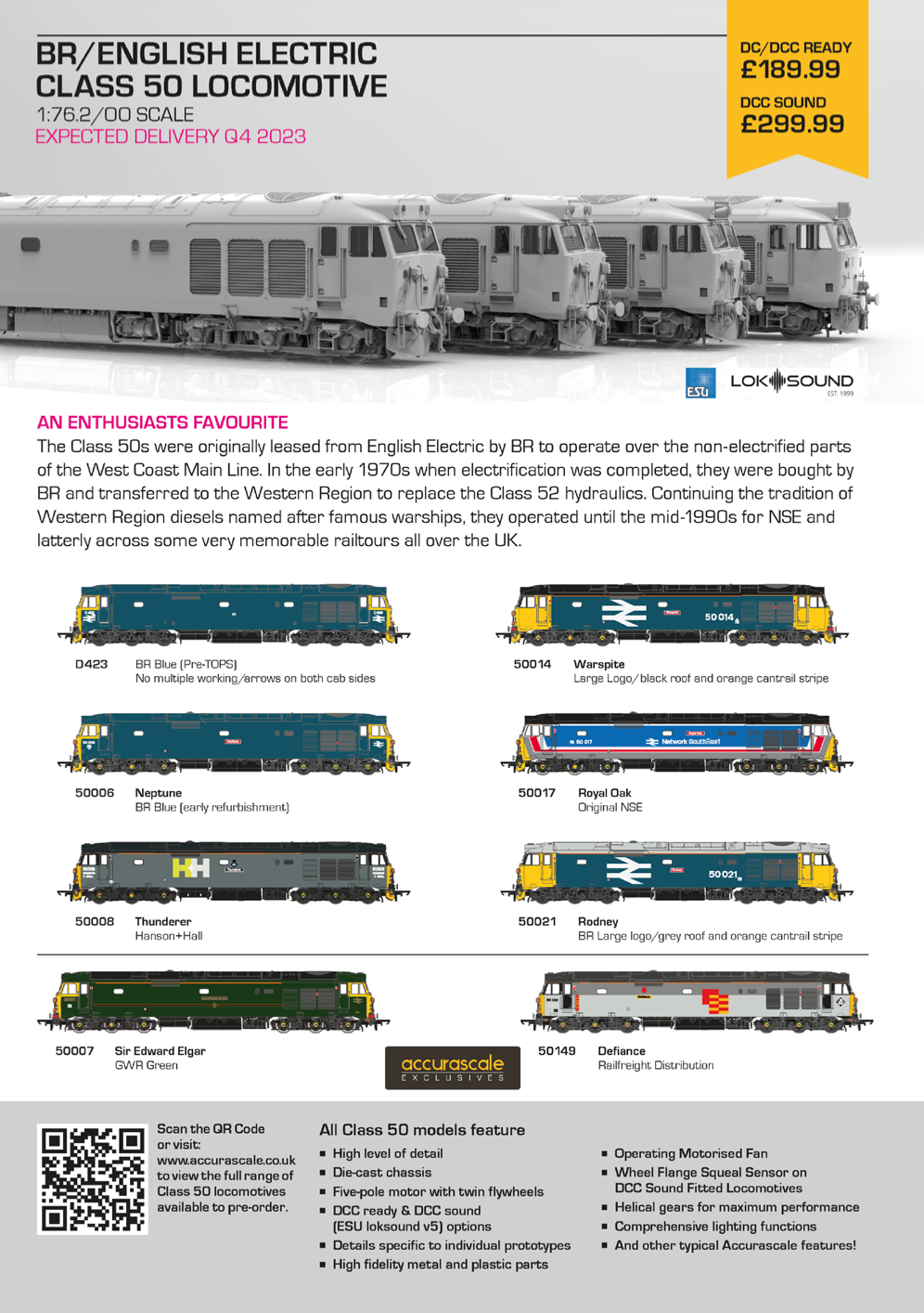 Accurascale-Katalog (vierteljährlich)